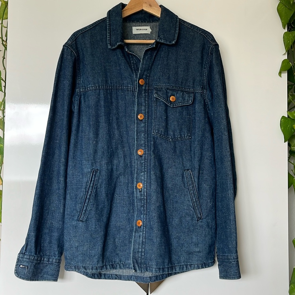 Taylor stitch hemp / cotton shirt jacket